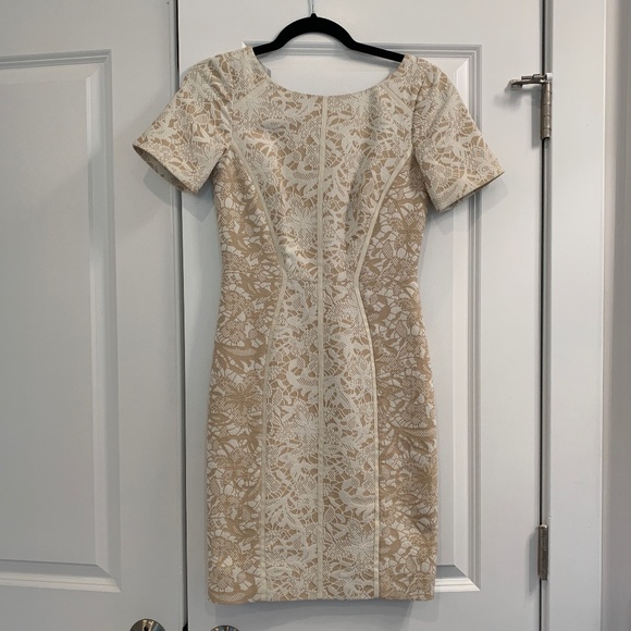 Robe En Soie 100% Antonio Melani Taille 6 - Imprimé Floral, Neuf Avec étiquettes